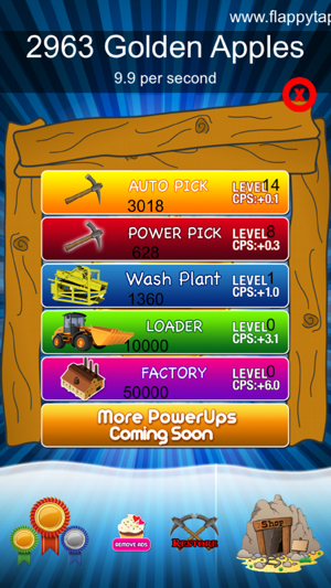 Craft Clicker Miner - Golden Apple(圖4)-速報App