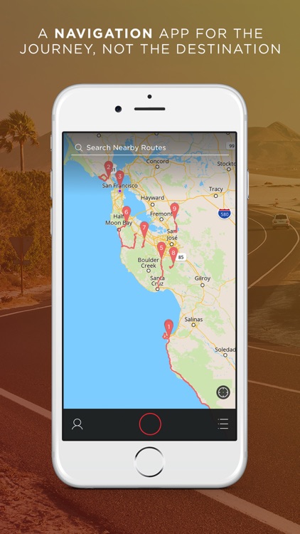 Round - Navigation for Scenic Routes, GPS Drive & Walk Tracker screenshot-0