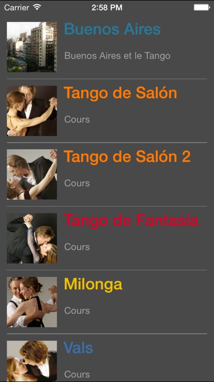 Tango curso