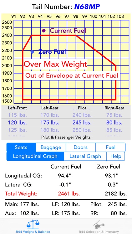 R44 Weight & Balance