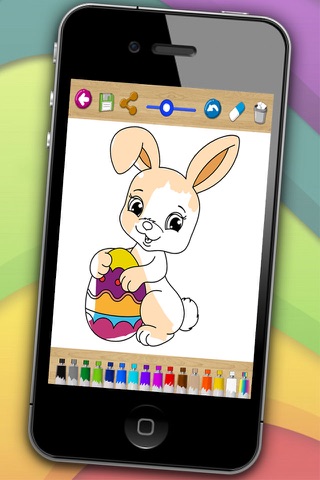 Paint the Easter egg coloring book - Premium screenshot 3