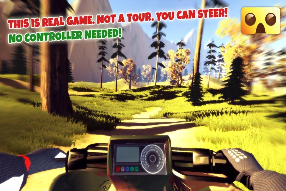 VR Quad Riding Game : Extreme Virtual Reality Games For Google Cardboard screenshot 4