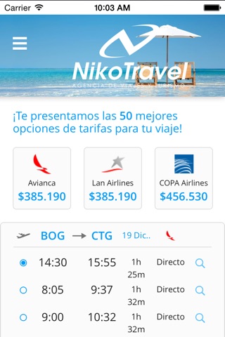 Niko Travel screenshot 2