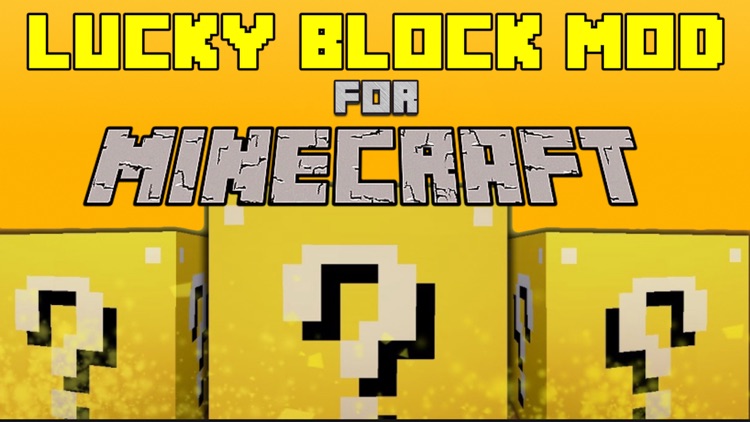 Lucky Block Mod for Minecraft pc - Mine Edition Guide