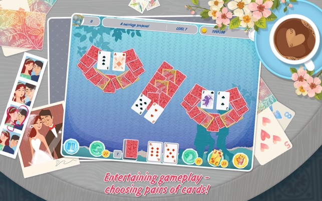 Solitaire: Match 2 Cards. Valentine's Day Free. Matching Car(圖2)-速報App