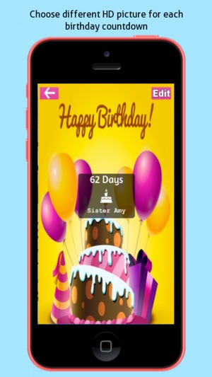 Birthday Countdown + Reminders(圖4)-速報App