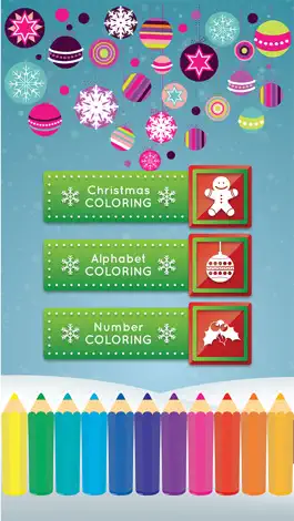 Game screenshot Merry Christmas Coloring book and learn Alphabet Numbers apk