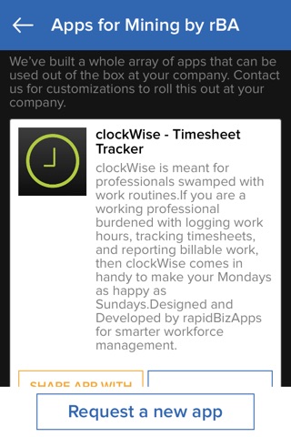 rapidBizApps - App catalog for Mining. To Do More. Faster. Cheaper. screenshot 4