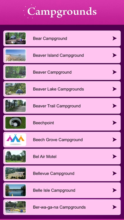 Michigan Campgrounds and RV Parks
