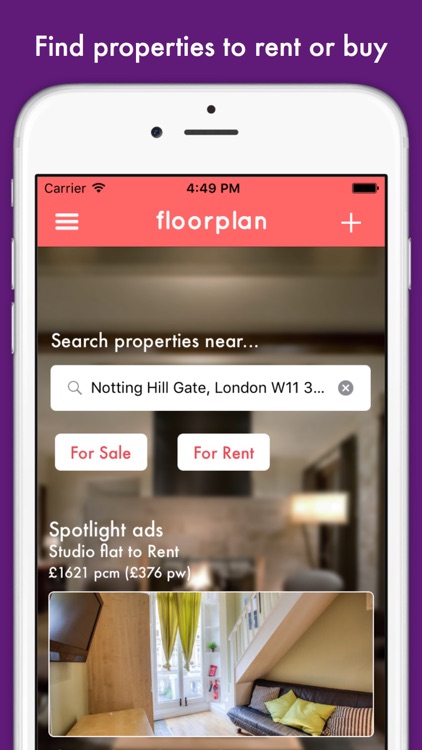 Floorplan Property Search - Find a home for sale or rent in UK