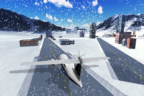 Snow Airplane Landing Simulation – Extreme Emergency Crash Landings screenshot 3