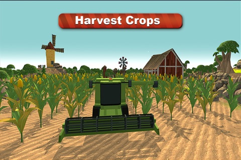 Farm Vehicle Simulator 3D - Drive farm tractor and harvest hay screenshot 4
