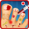 Crazy Little Monster Toe Nails Virtual Surgery Doctor - Free Fun Kids Hospital Game