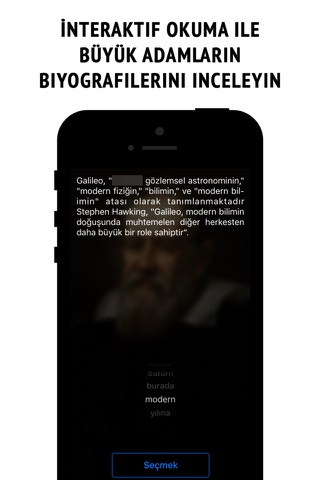 Galilei - interactive biography screenshot 2