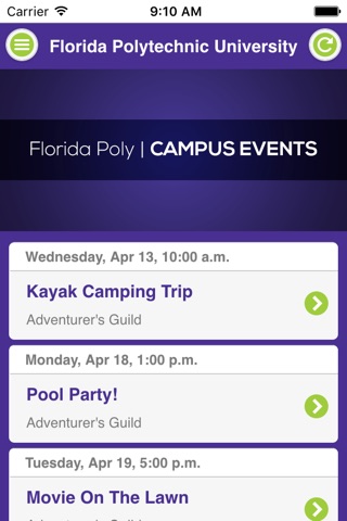 Florida Poly Campus Activities screenshot 2