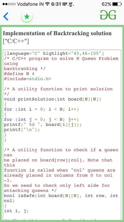 Printing all solutions in N-Queen Problem - GeeksforGeeks