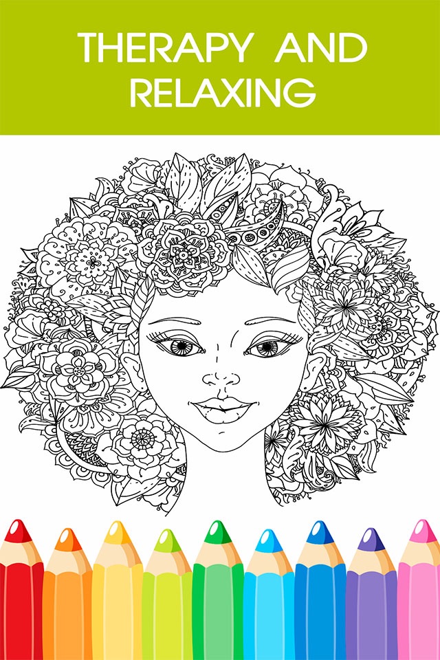Mandala Coloring Book - Adult Colors Therapy Free Stress Relieving Pages 2 screenshot 4