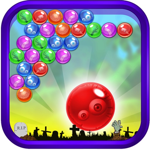 Crazy Zombie Bubble iOS App