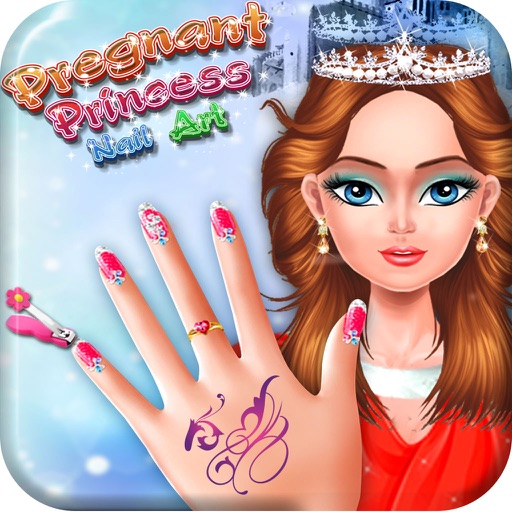 Pregnant Princess Nail Art salon games iOS App