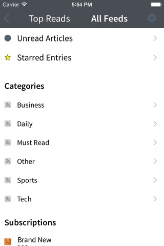 Top Reads - The Learning RSS Reader screenshot 2