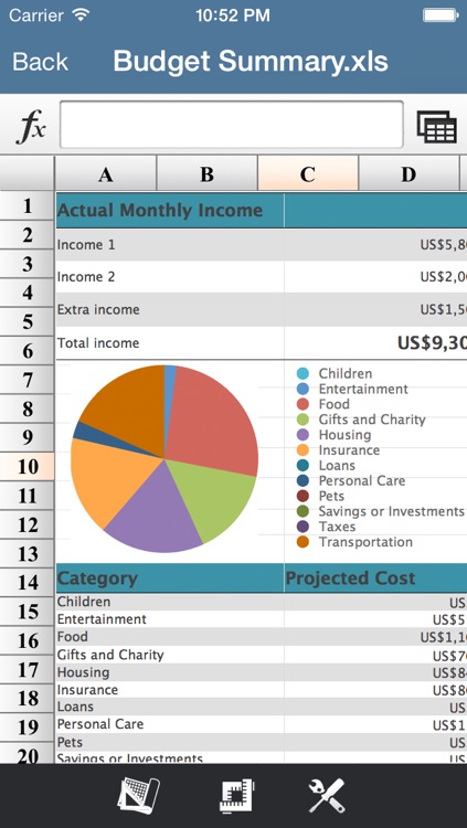 My Spreadsheet-For Ms Office Excel Pro screenshot-4