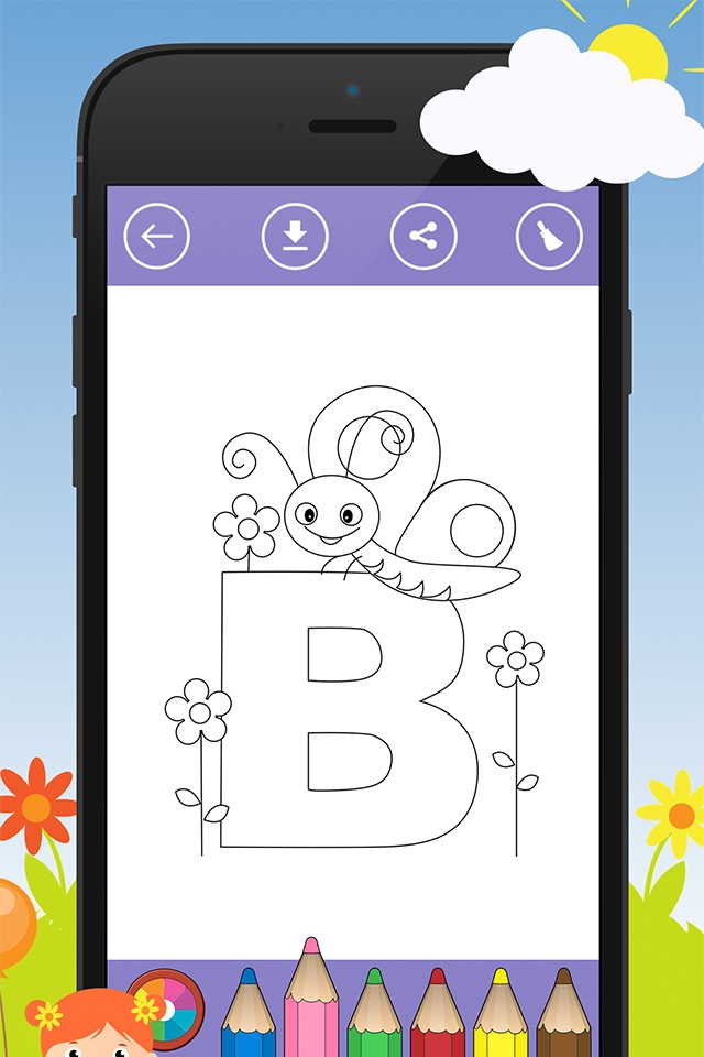 ABC Coloring Book for Kids ! Learn English Letters, Alphabet screenshot 3