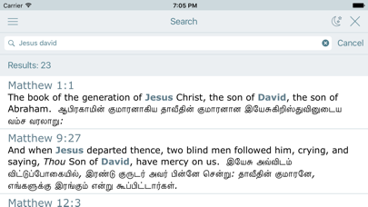 How to cancel & delete Bilingual Tamil English Bible from iphone & ipad 4