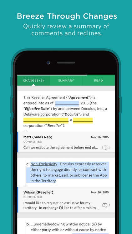 Doculus - Document Review & Comments