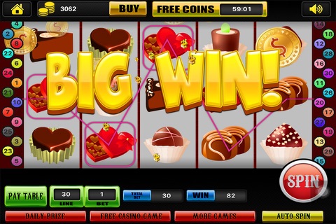 Chocolate Bars Slots - Classic Wild 777 Casino! Spin & Win Jackpot Pro screenshot 2