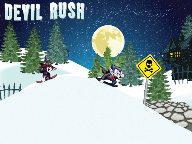 Devil Rush Free HD - Horror Snow.board.ing Party(圖1)-速報App