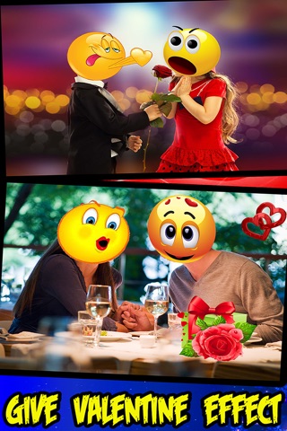 Vamoji Pic - Valentine Emoji Stickers Photo Effect screenshot 2
