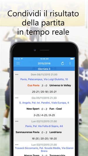 CUS Pavia Pallavolo(圖3)-速報App