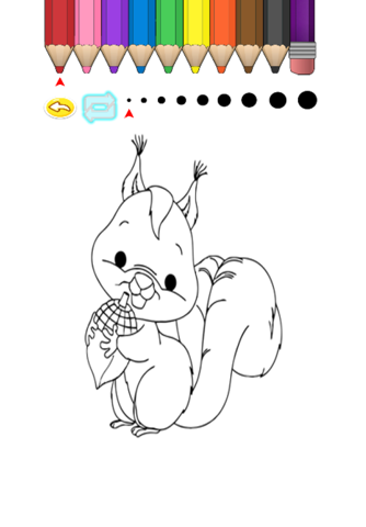 Kids Coloring Book - Cute Animals Ibaraki screenshot 4