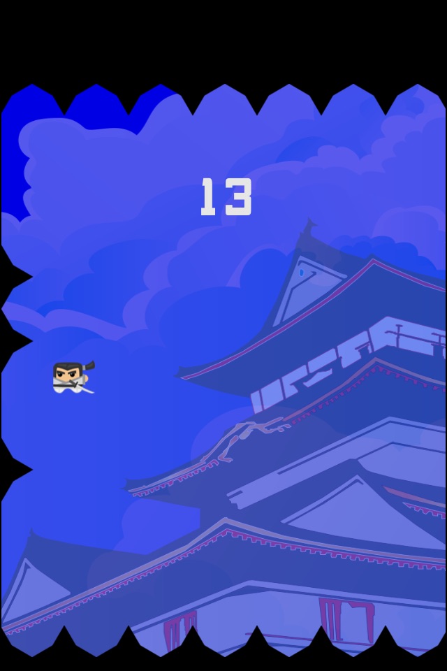 Bouncy Samurai - Tap to Make Him Bounce, Fight Time and Don't Touch the Ninja Shadow Spikes screenshot 3