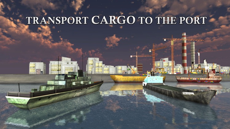 Shipping Port Crane 3D – Cargo Transporter Cruise Ship Simulation Game screenshot-3