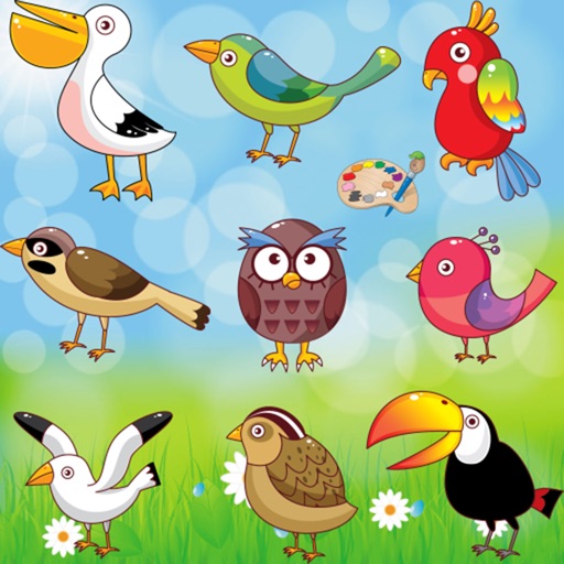 Coloring Book for Toddlers: Birds ! Coloring Pages and Pictures icon