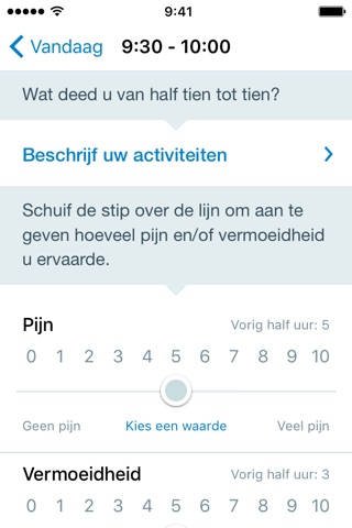 Daglijst screenshot 3