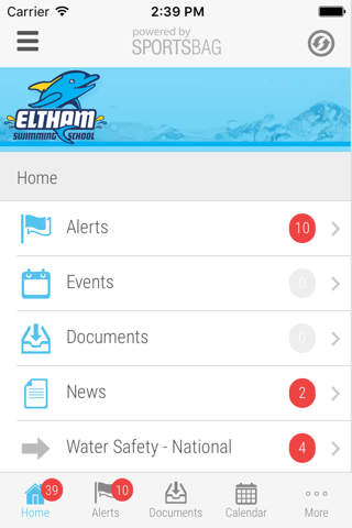 Eltham Swimming School - Sportsbag screenshot 2