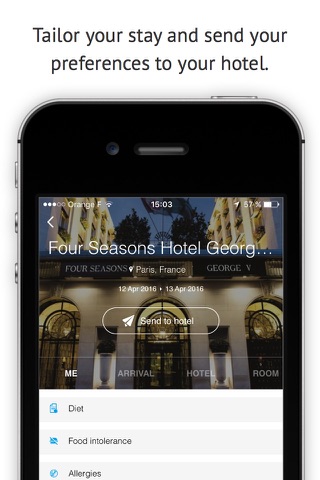 egome - Tailored experience in every luxury hotel - Concierge services screenshot 3