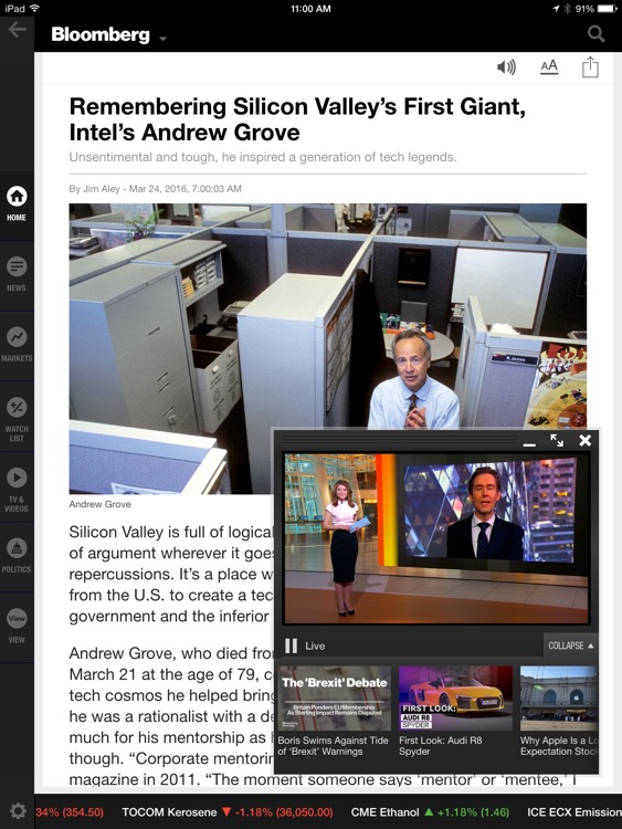 Bloomberg for iPad