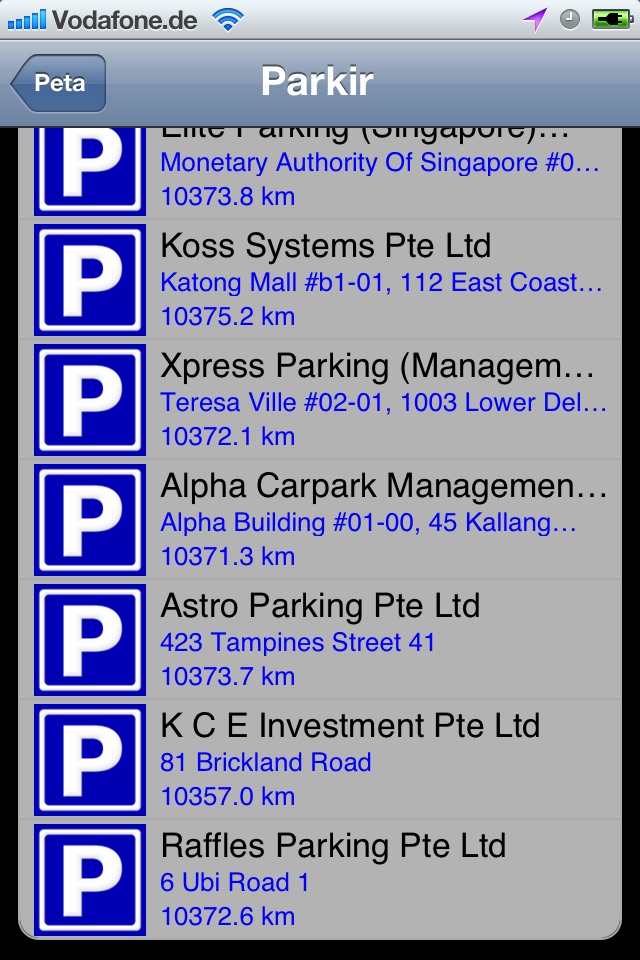 Parking screenshot 3