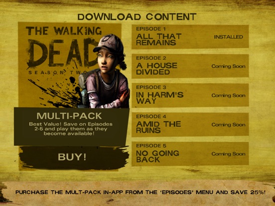 Walking Dead: The Game - Season 2 iPad app afbeelding 3