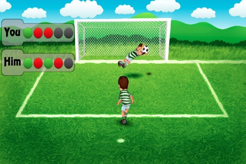 Real Free Mini Head Kick Soccer Fifa Penalty Legue screenshot 2