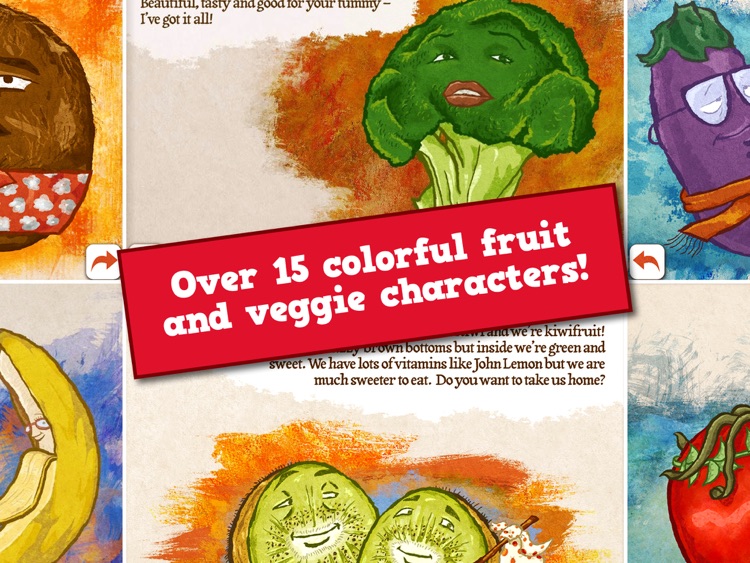 Veggie Bottoms HD Healthy Eating Made Fun for Kids screenshot-0