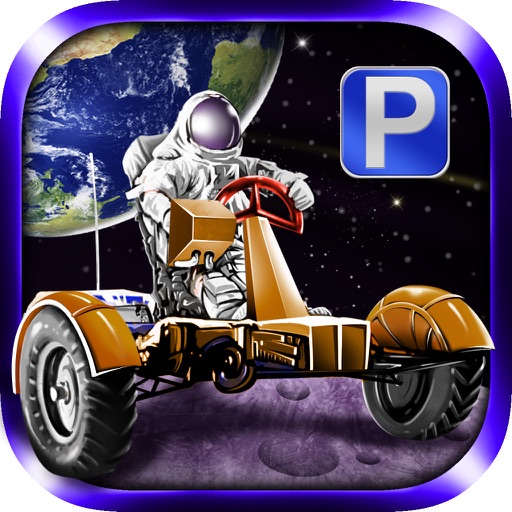 3D Moon Base Parking - Realistic Lunar Rover Space Simulator Games iOS App