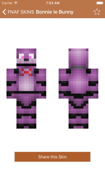 Free Skins for FNAF for Minecraft PE - Newest Skin for FNAF screenshot-3