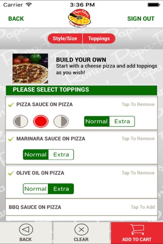 Papa Ronis Pizza and Ice Cream screenshot 4