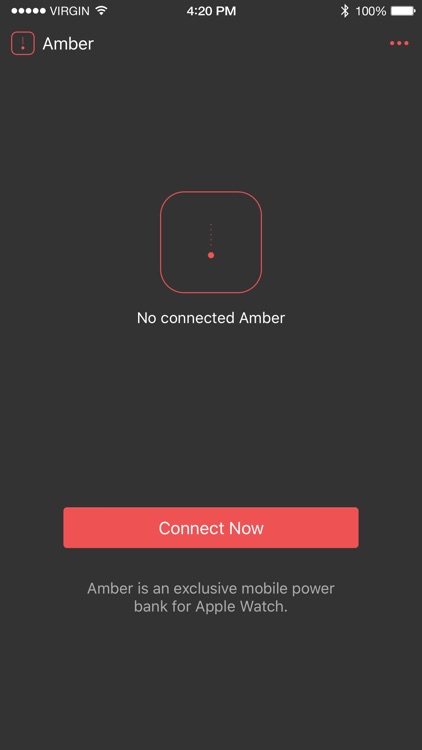 Amber - a Power Bank for Apple Watch