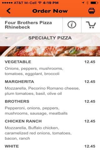 Four Brothers Pizza Rhinebeck screenshot 2