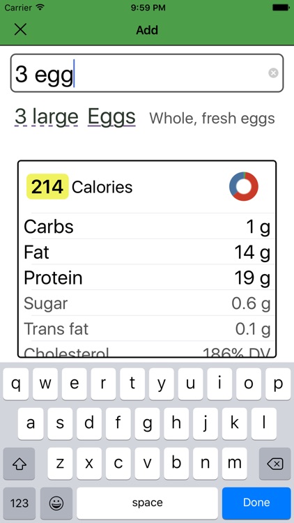 Spelt - Calorie and Nutrition Tracker